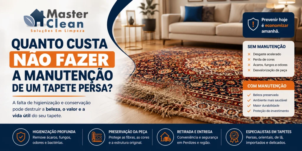 Quanto Custa Não Fazer a Manutenção de um Tapete Persa?